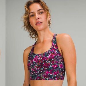 Lululemon Energy Longline Bra *Medium Support, B–D Cups
Floral Electric Multi